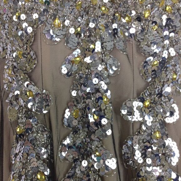 JOVANI Black Strapless Mermaid Rhinestones Pin Up Nude Lining Prom Formal Gown 2 - Picture 6 of 16